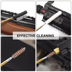 Universal Gun Cleaning Kit for .22 .357 .38 9mm .45 Caliber Pistols – Brushes &