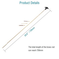 Rifle Gun Barrel Cleaning Kits for .177/.22 (4.5/5.5mm) Caliber, Bore Brush,P…