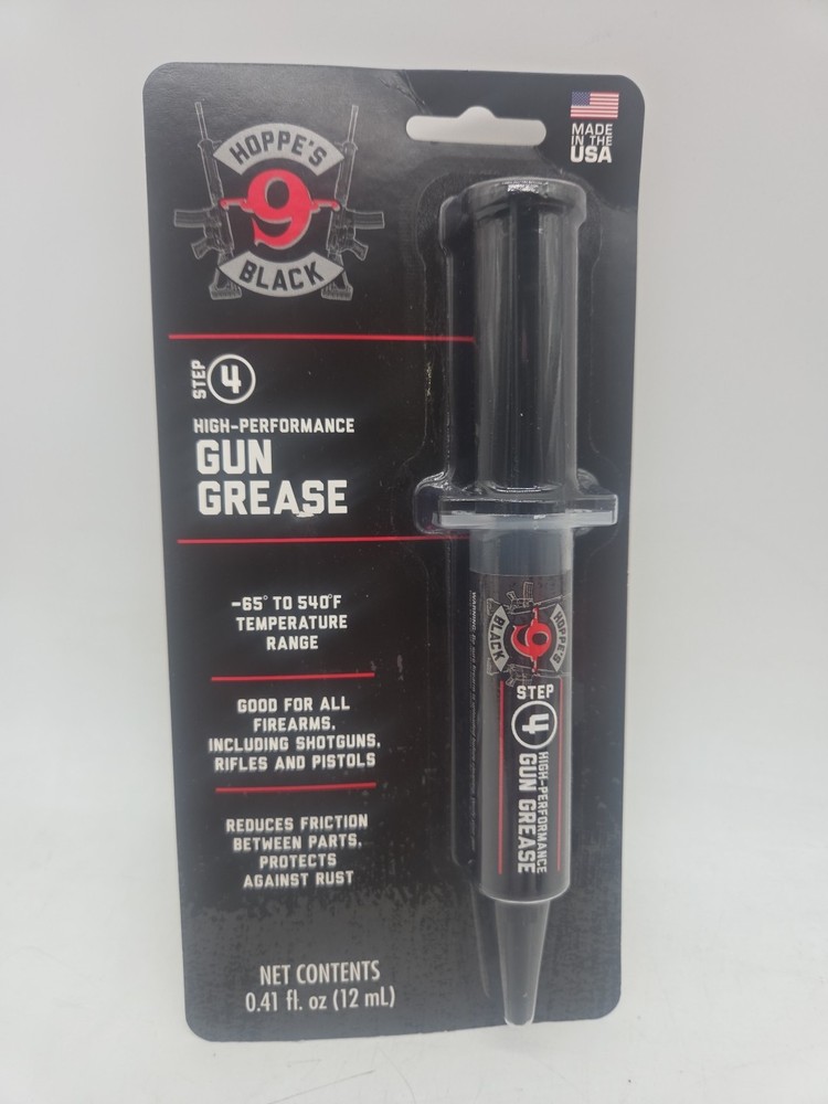 Hoppe’s HBGG No. 9 Black High Performance Gun Grease – 12cc Syringe
