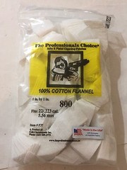 Professional’s Choice Gun Cleaning Patches (800 Pack) Cotton flannel 1″ x 1″ F37