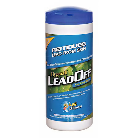 Hygenall 45Nrcn Lead Removing Wipes, Fresh, 7Inl, 7Inw, Pk12