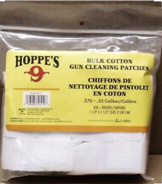 Hoppe’s no. 9 gun bore cleaner .270 – .35 Caliber 650 Pack