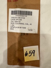 USGI cleaning rod .45 ACP (ROD, CLEANING, CAL .45) Steel NSN 1005-00-556-4102