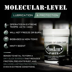 Froglube Paste – Gun Grease – Gun Lubricant – Metal Absorbing Gun Oil Lubricatin