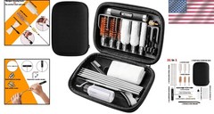 Shotgun Cleaning Kit for 12 20 410 Gauge with Portable Storage Case and Brushes