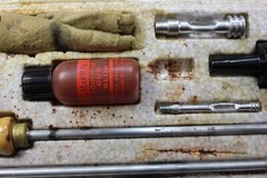 Vintage 1960’s Marble’s GAME GETTER Gun Cleaning Kit w/ Gun Oil & Accessories