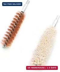 10 Pack Bore Brush/Swab Kit,Shoutgun/Pistol Bore Brushes Cleaning Mop Brushes (.