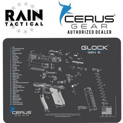For Glock GEN 6 Armorers Bench Cleaning Mat Cerus Gear