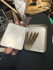 One dozen rifle cleaning brushes outers laboratories inc 481 38
