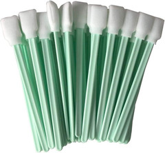 100Pc 5.1″ Square Rectangle Foam Cleaning Swab Sticks for Solvent Format Inkjet