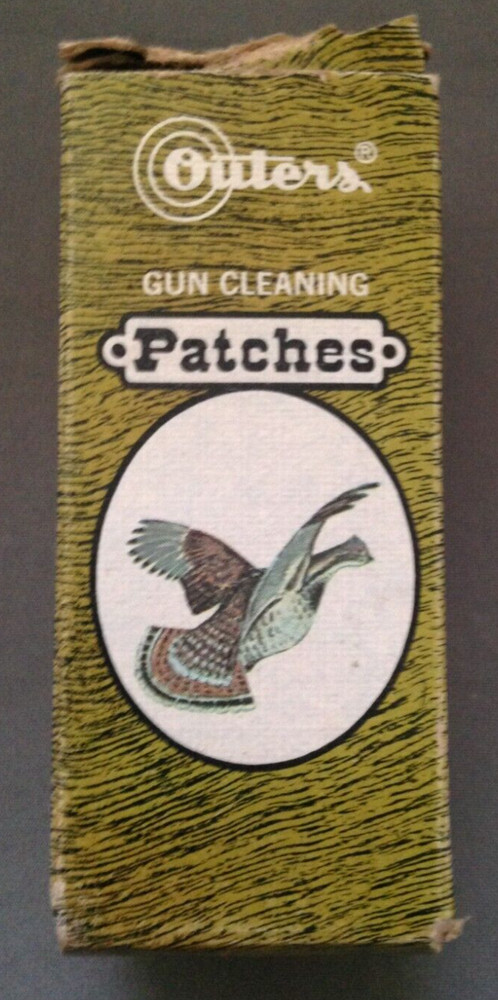 RARE Vintage OUTERS Gun Cleaning Patches Kit Full Box
