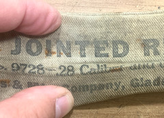 Marbles No 9728 Jointed Rifle Rod .28 Caliber and Up 36″ Brass in Canvas pouch