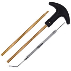 Universal Handgun Cleaning Kit for .22 .357 .38 9mm .40 .45 Caliber Pistols, Por