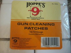 Hoppe’s 12055 Gun Cleaning Patches 16/12 Gauge 300 2.75″X2.75″
