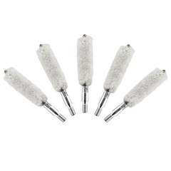 5 Pcs Pistol .40 Cal 8×32 Thread Gun Cleaning Bore Cotton Mop Short Brush Set