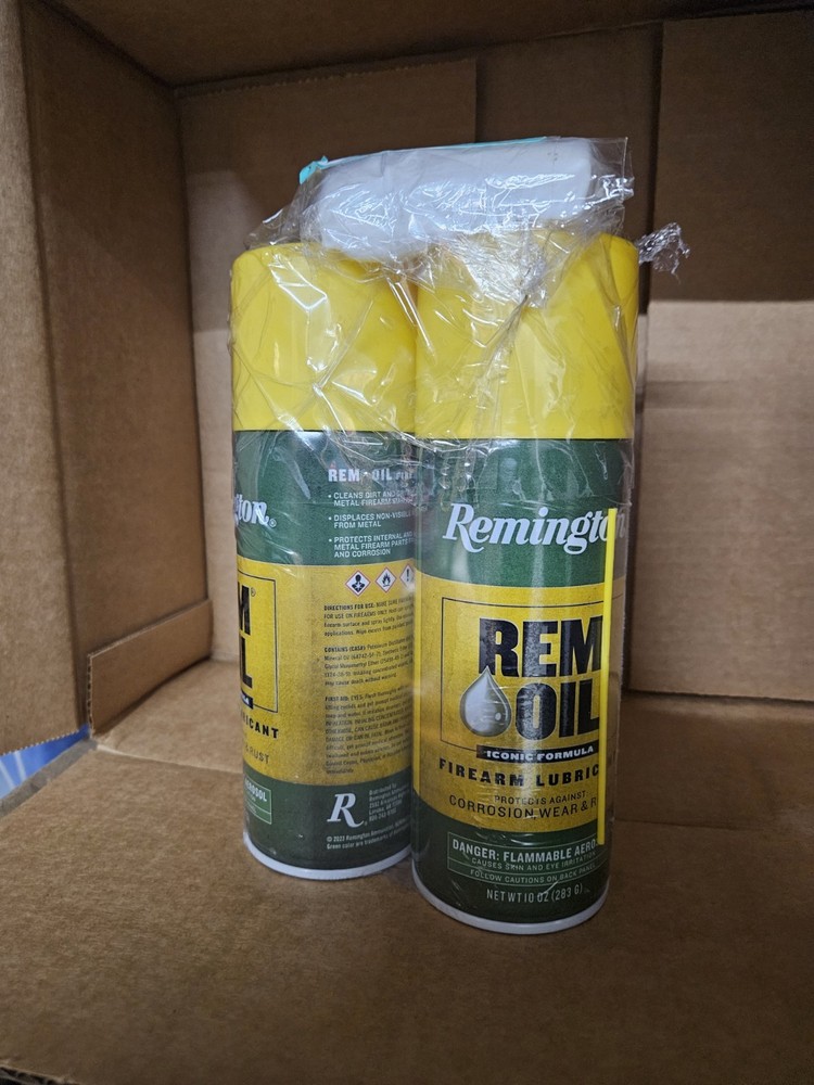 Remington REM Oil Firearm Lubricant 10oz Aerosol Spray 2-Pack