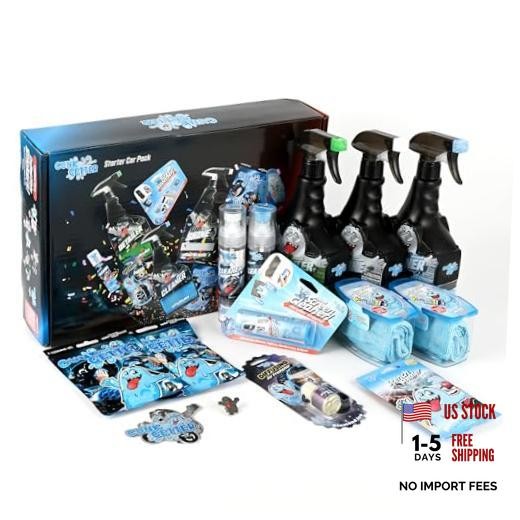 Car Cleaning Kit – Car Accessories for Interior and Exterior Starter Kit