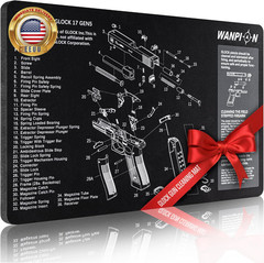 Gun Cleaning Mat 20″×12″ – Thick Protection, Leak-Proof Surface, Non-Slip Oil Re