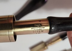 Brass Bore Brushes James Dixon & Sons K Skeggles England Eley Turn Screw Vintage