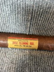 Rifle Cleaning Rod Stock Outers Lab Vintage Duraluminum