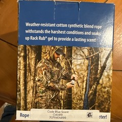 CODE BLUE OA1419 ROPE – A – DOPE Rack Rub Deer / Buck Scent Lure Branch Gel