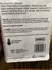 HOPPE’S HBGG No. 9 Black High Performance Gun Grease – 12cc SyringeGUN HUNT FISH