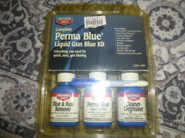 NIB Birchwood Casey Perma Blue Liquid Gun Blue Finishing All Inclusive Easy Kit