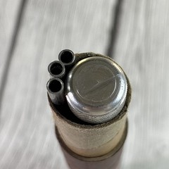 Vintage Duraluminum .22 Caliber Rifle Cleaning Rod in Storage Tube Stock #600 .