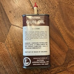 VINTAGE Outers Gun Oil 445A 3oz Duck Tine Can Rust Preventative