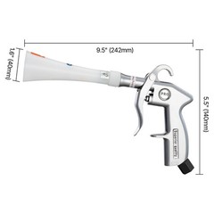 High-Pressure Air Cleaning Gun with Rotating Nozzle for Dust Removal