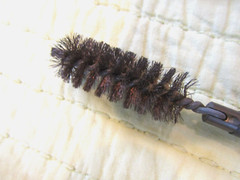 EARLY OAK SHOTGUN CLEANING RODS,COPPER BRUSH ,2 WOOL SWABS,INTERCHAGEABLE