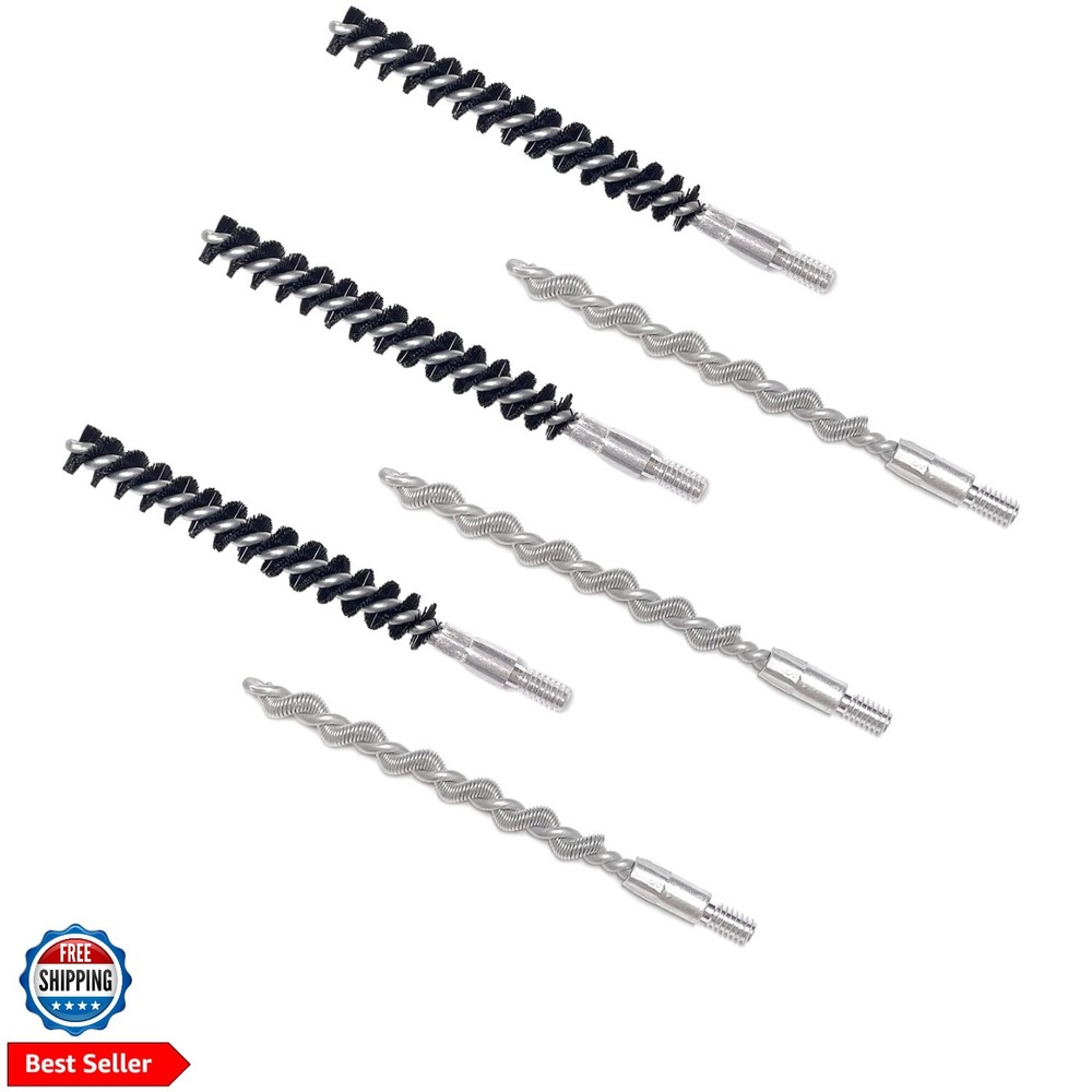 6 Pack Bore Brush Cleaning Kit Bore Cleaning Brush Set for 22-.223 Cal 5.56mm…