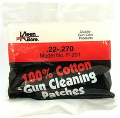 Kleen Bore P-201 Gun Cleaning Patches .22 – .270 100% Cotton QUALITY CARE