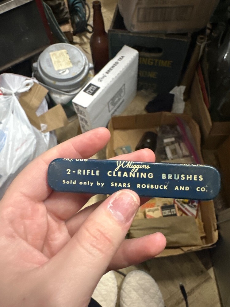 JC Higgins 2 Rifle cleaning brushes sold only by sears roebuck and co No.666