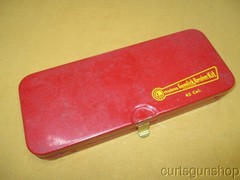 Vintage Outers Cleaning Kit for 45 Caliber in Red Metal Box