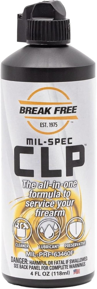 CLP Cleaner: All-in-One Gun Cleaner & Lubricant, 4 oz Squeeze Bottle