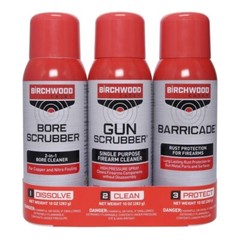 Birchwood Casey Gun Bore Scrubber and Barricade 1,2,3 Kit