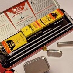 Vintage Outers Rifle Cleaning Kit No. 477 in Original Metal Box With Manual