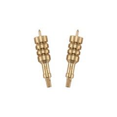 .45 Caliber Solid Brass Spear Pointed Jag Gun Clean Accessories Brass Pack of 2
