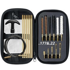 .177 & .22 Cal Airgun Cleaning Kit – BB Gun Maintenance Set with Brushes & Rod