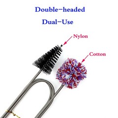 Bore Snake Brush Flexible Mouthpiece Cleaner For Saxophone Instrument Cleaning