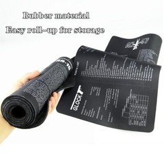 Gun Cleaning Mat Rifle Maintenance Bench Mat w/ Parts List for Glock AR 1911