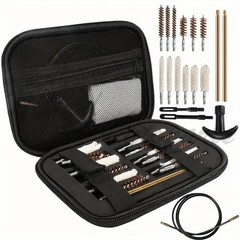 🔥68PCS Gun Cleaning Kit Pro Universal Pistol Rifle Shotgun Cleaner Set With Box