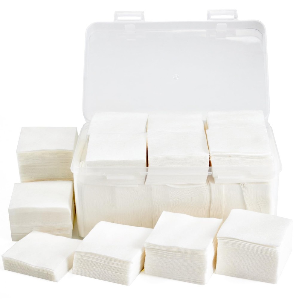 900PCS Gun Cleaning Patches in Storage Box – Thick, Highly Absorbent, Lint Fr…
