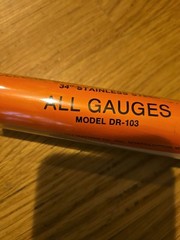 Kleen Bore Deluxe Shotgun Cleaning Rod 34” SS All Gauges DR-103 NOS