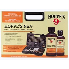 Hoppe’s Deluxe Gun Cleaning Kit – 62 Piece Universal Cleaning Kit for Pistols…