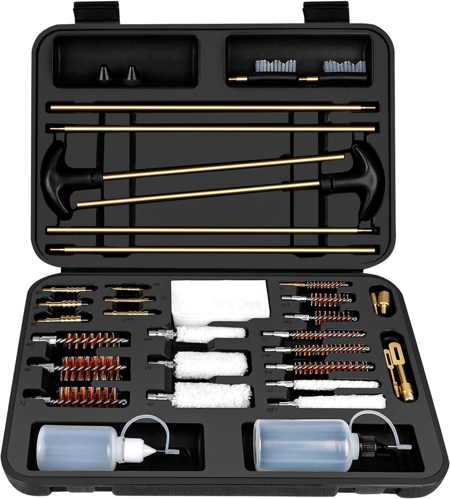 Universal Gun Cleaning Kit for Rifle Pistol Shotgun Muzzleloader for any Caliber