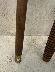ANTIQUE MUZZLELOADER CLEANING ROD SET BRASS TIPS 48” COMPLETE