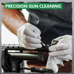 Gun Cleaning Kit – 6″ Cotton Swabs & 2″ Lint-Free Pads, Highly Absorbent Supplie