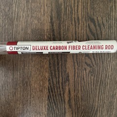 Tipton Deluxe 1-Piece Gun Cleaning Rod 22 to 26 Caliber 36″ Carbon Fiber 8-32